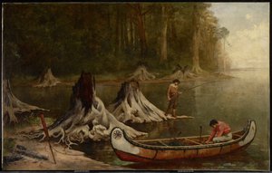 Relikte des Urwaldes, Kanada, 1885