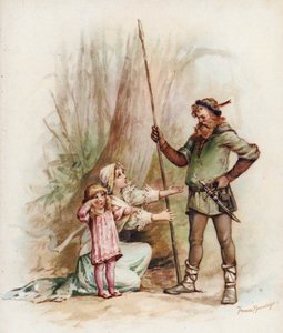 Flucht von Königin Margaret und Prinz Edward von Frances Brundage