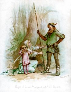 Flucht von Königin Margarete und Prinz Edward, 1897