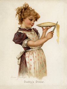 Mädchen: Papas Abendessen
