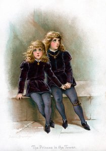 Die Prinzen im Turm, 1897 von Frances Brundage