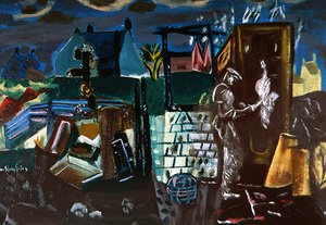 Nebengebäude, ca. 1935 von Frances Hodgkins