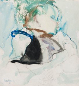 Schlafendes Baby, ca. 1905