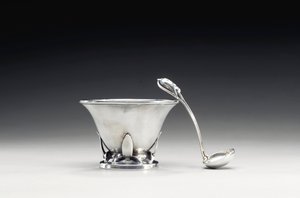 Schale und Löffel, ca. 1910 von Frances MacBeth Glessner