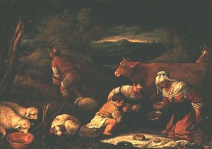 Pastorale Szene