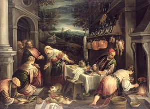 Jesus mit Maria und Martha