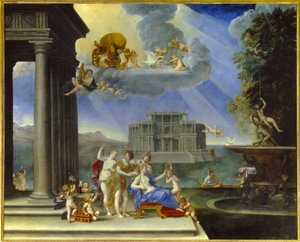 Die Toilette der Venus von Francesco Albani