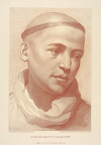 Der Kopf eines Mönchs von Francesco Bartolozzi