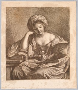 Eine Sibylle mit einem Buch von Francesco Bartolozzi