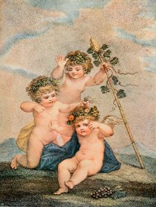 Amoretten, 18. Jahrhundert von Francesco Bartolozzi