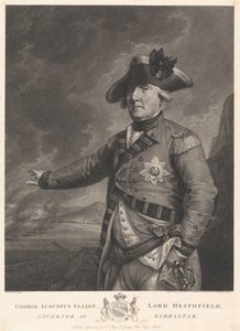 George Augustus Elliot, Lord Heathfield, Gouverneur von Gibraltar von Francesco Bartolozzi