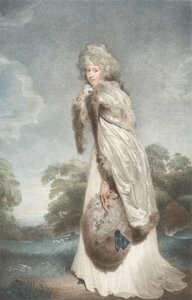 Miss Elizabeth Farren, Gräfin von Derby von Francesco Bartolozzi