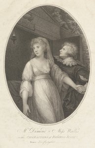 Mr. Dimond und Miss Wallis in den Rollen von Romeo und Julia