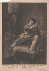Mr. Kemble in der Rolle von König Richard III. - "Richard III," Akt V, Szene V