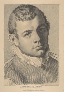 Porträt von Annibale Carracci von Francesco Bartolozzi