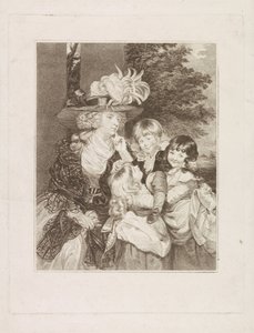Porträt von Lady Smith und ihren drei Kindern