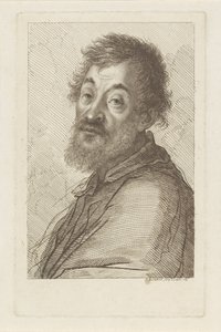 Porträt eines Mannes mit Bart von Francesco Bartolozzi