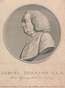 Samuel Johnson von Francesco Bartolozzi