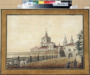 Ansicht des Andronik-Klosters in Moskau von Francesco Camporesi
