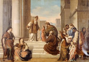 Darstellung im Tempel, von Francesco Coghetti