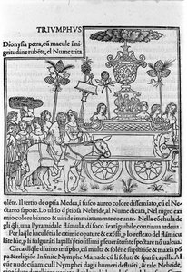 Stich in „Hypnerotomachia Polyphili“ (der Traum von Poliphila) von Dominikanermönch Francesco Colonna, Venedig von Francesco Colonna
