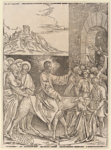 Christi Einzug in Jerusalem von Francesco Denanto