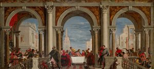 Das Fest im Haus des Levi, 1720-1769 von Francesco Fontebasso