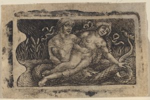 Triton und Nymphe von Francesco Francia or Peregrino da Cesena
