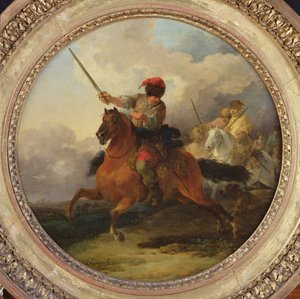 Bulgarischer Reiter von Francesco Giuseppe Casanova