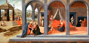 Eine Szene aus St. Johannes der Täufer, Detail, ca. 1500-1540