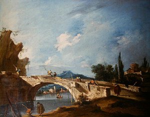 Eine Flusslandschaft