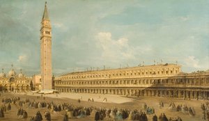 Piazza San Marco in Venedig von Francesco Guardi