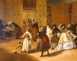Ridotto (Foyer) von Francesco Guardi