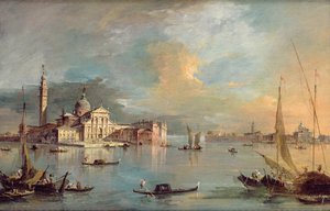 San Giorgio Maggiore, Venedig, mit der Giudecca und Zitelle