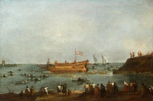 Der Doge heiratet die Adria von Francesco Guardi