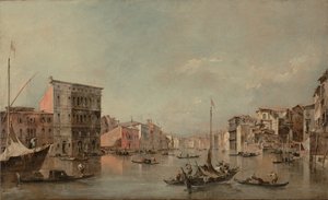 Der Canal Grande in Venedig mit Palazzo Bembo