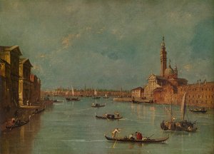 Die Insel San Giorgio, Venedig, ca. 1770 von Francesco Guardi