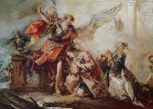 Die Hochzeit von Tobias, (Detail)