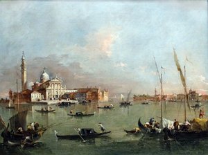 Venedig: San Giorgio Maggiore mit der Giudecca und der Zitelle