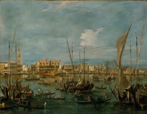 Venedig vom Bacino di San Marco von Francesco Guardi