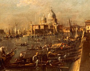 Blick auf Molo in Richtung Santa Maria della Salute