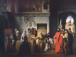 Die Entfernung von Dogen Francesco Foscari (Die zwei Foscari)