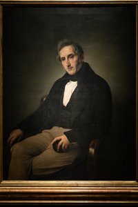 Porträt von Alessandro Manzoni von Francesco Hayez