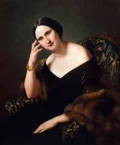 Porträt von Caterina Bonvicini Cardinale von Francesco Hayez