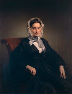 Porträt von Teresa Borri (zweite Frau von Alessandro Manzoni) von Francesco Hayez