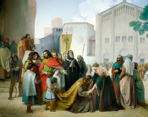 Versöhnung von Otto II. mit seiner Mutter Adelheid von Burgund von Francesco Hayez