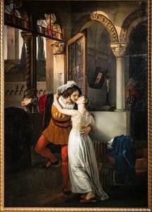 Romeos letzter Kuss an Julia von Francesco Hayez