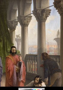Das letzte Treffen zwischen Jacopo Foscari und seiner Familie vor dem Exil