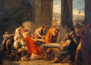 Odysseus am Hofe des Alkinoos