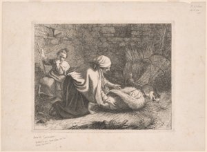 Platte 12, aus dem Satz von 12 Pastoralszenen von Francesco Londonio
